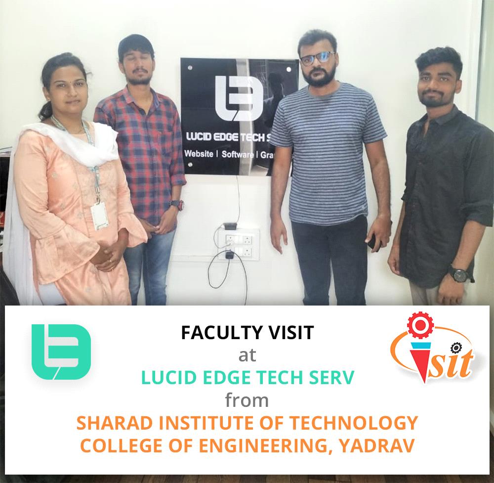 Lucid Edge Tech Serv Hosts Faculty Visit, Paving the Way for Internship Opportunities