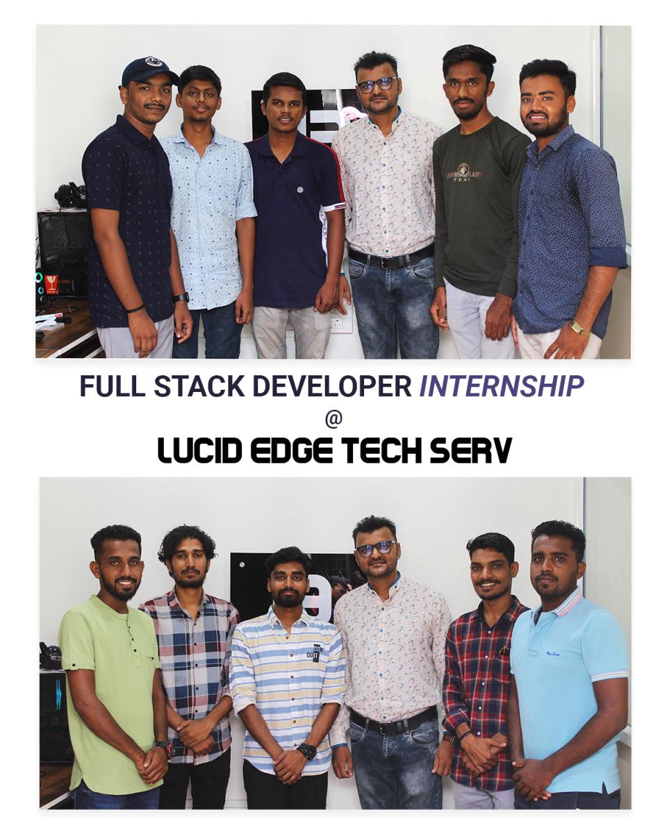Full Stack Developer Internship and Training Batch at Lucid Edge Tech Serv