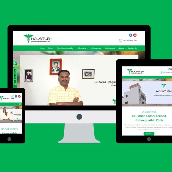 Responsive Website for Koustubh Clinic Launched
