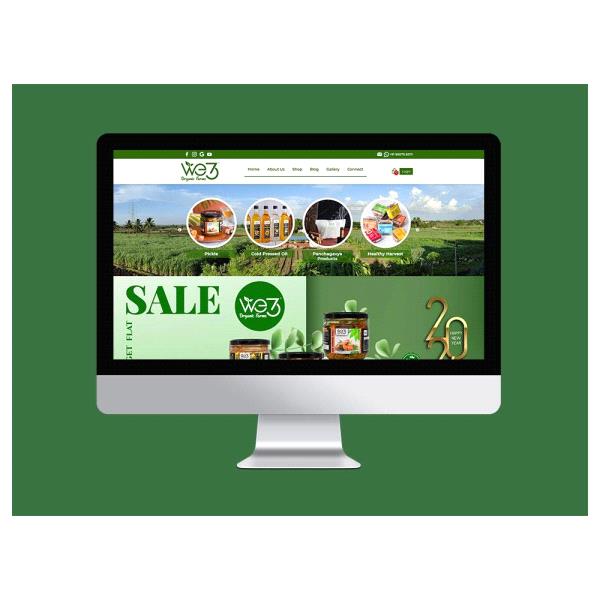 Launch of E-Commerce Website for We 3 Organic Farms