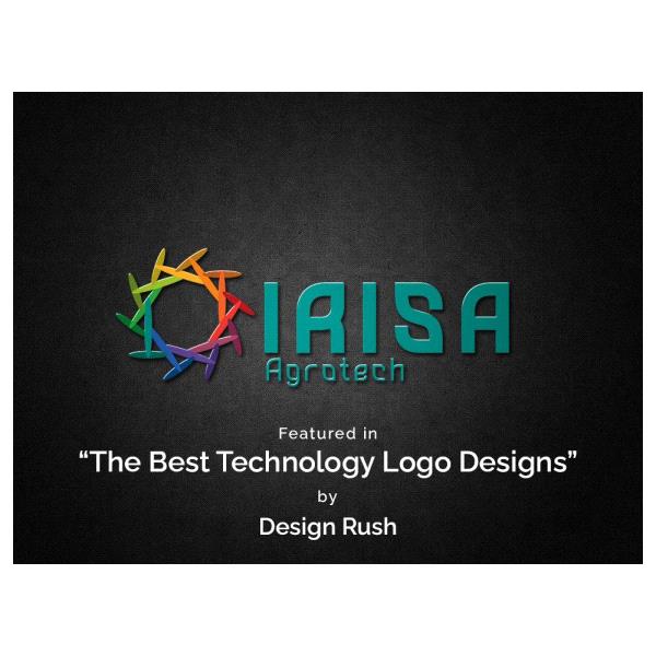 Irisa Agrotech Logo was selected to be featured in The Best Technology Logo Designs by DesignRush