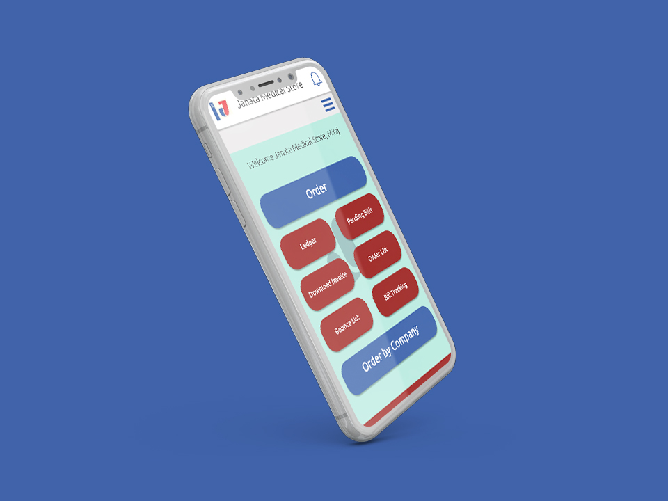 UI Design for Janata Medical Store, Miraj by Lucid Edge Tech Serv