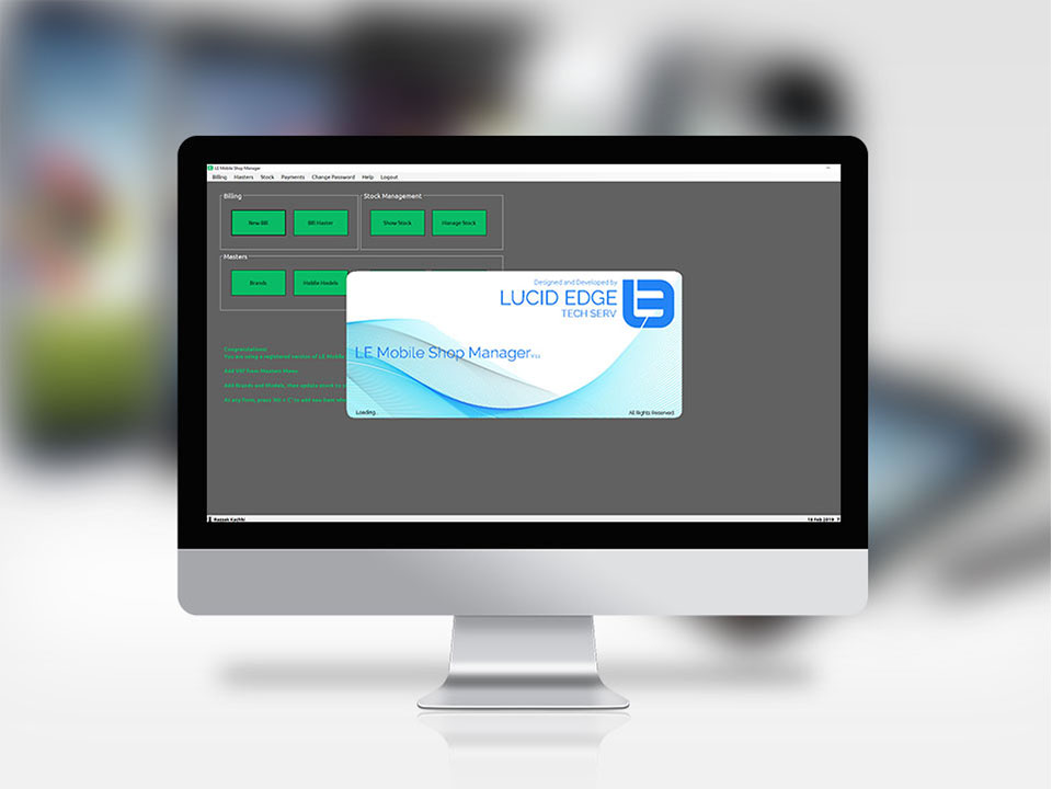 GST Ready Mobile Shop Manager by Lucid Edge Tech Serv